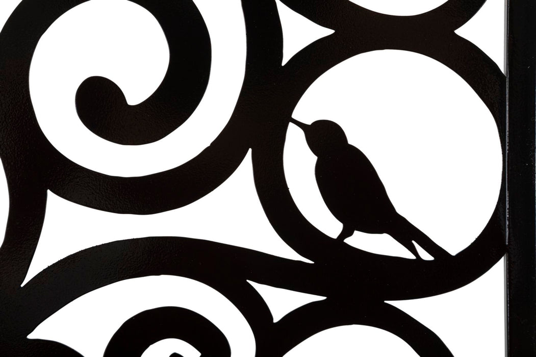 Decoratiune de Perete Mauro Ferretti Three  70X1X70 cm, Negru