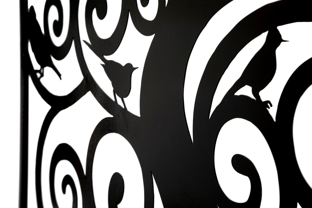 Decoratiune de Perete Mauro Ferretti Three  70X1X70 cm, Negru