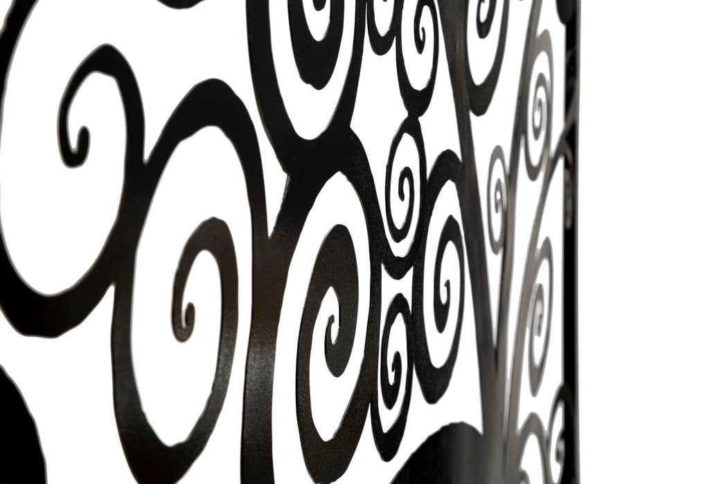 Decoratiune de Perete Mauro Ferretti Three Plus  100X1X100 cm, Negru