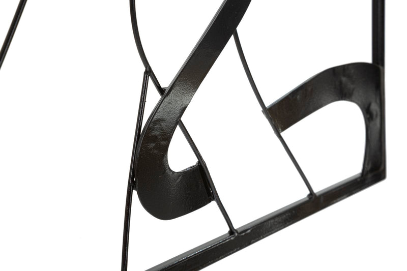 Decoratiune de Perete Mauro Ferretti Hands  60X1X90 cm, Negru