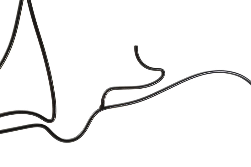 Decoratiune de Perete Mauro Ferretti Nudity  60X1X80 cm, Negru