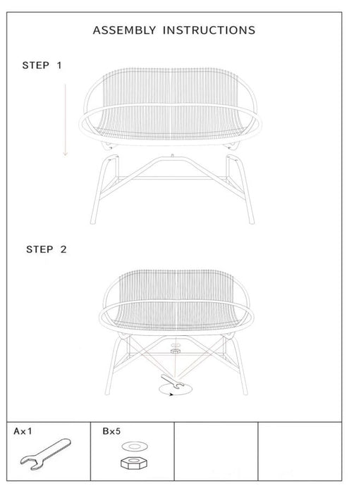 Canapea 2 Locuri Mauro Ferretti Panama  132X66X96,5 cm, Maro