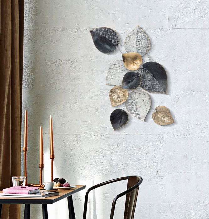 Decoratiune de Perete Mauro Ferretti Half Leaf B,  62,5X5,5X40 cm, Multicolor