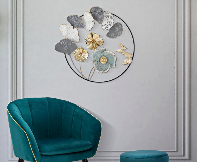 Decoratiune de Perete Mauro Ferretti Campur Round  78,5X5X74 cm, Multicolor