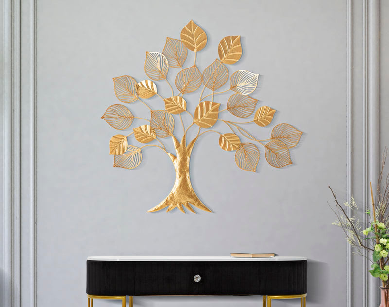 Decoratiune de Perete Mauro Ferretti Albero Goldy  81X2,5X78 cm, Multicolor