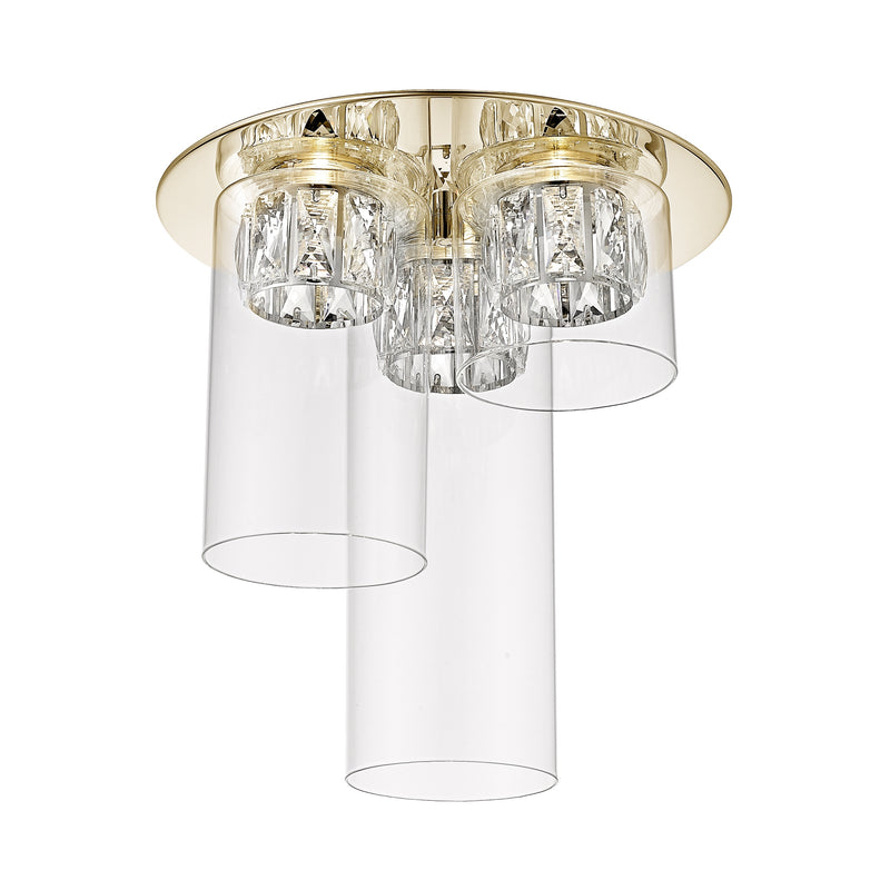 Plafoniera Zuma Line 3xLED Auriu