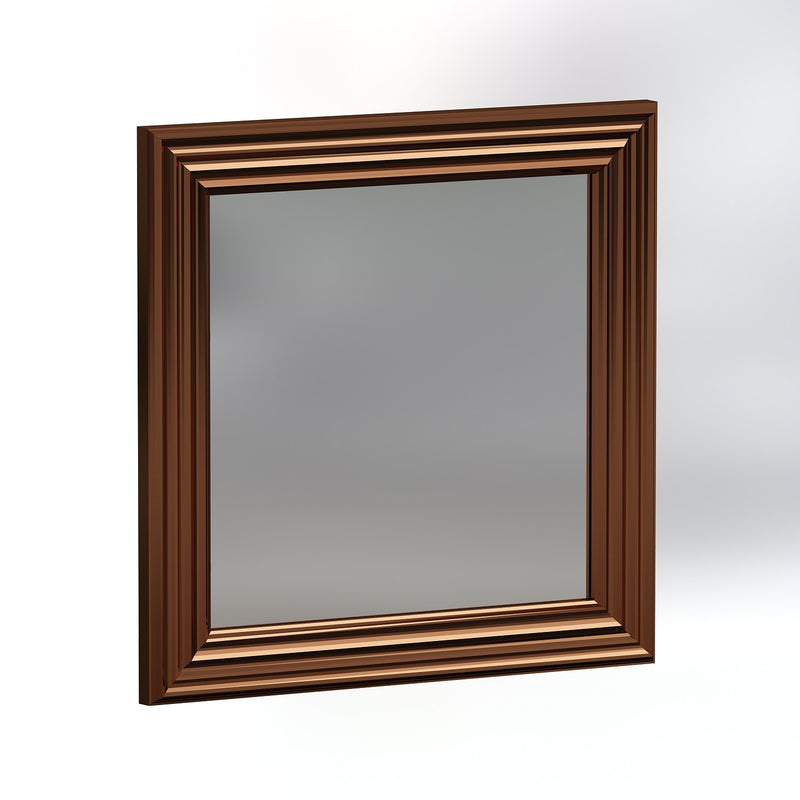 Set Oglinzi (4 Piese) Asi Home Loza - Bronz