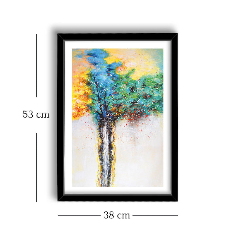 Tablou Decorativ Asi Home 3853NISCT-010, Inramat MDF, 38 x 53 cm