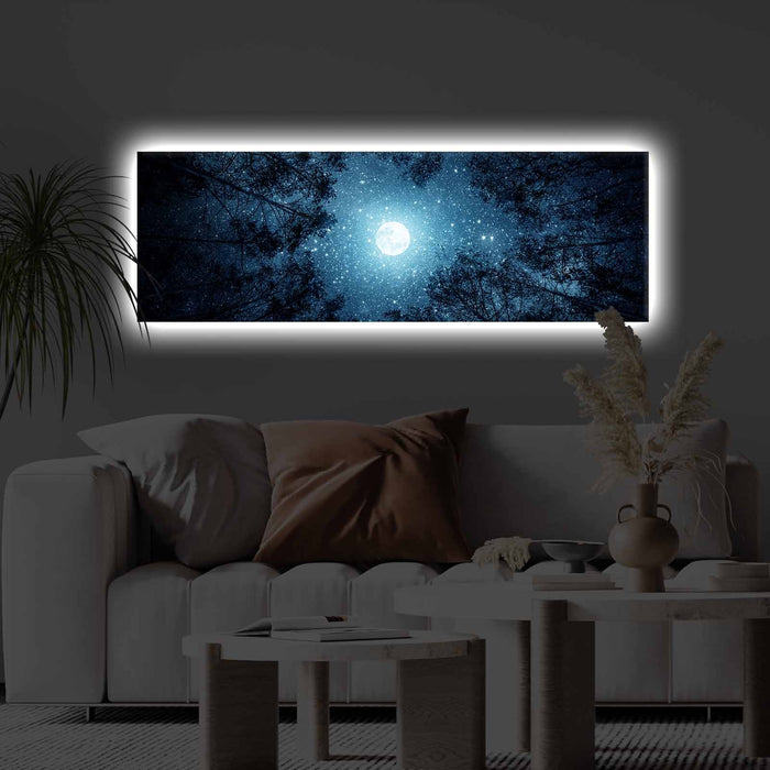 Tablou Canvas cu LED Asi Home 3090KTLGDACT - 011, 30 x 90 cm