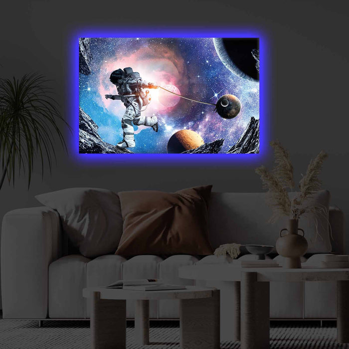 Tablou Canvas cu LED Asi Home 4570KTLGDACT - 001, 45 x 70 cm