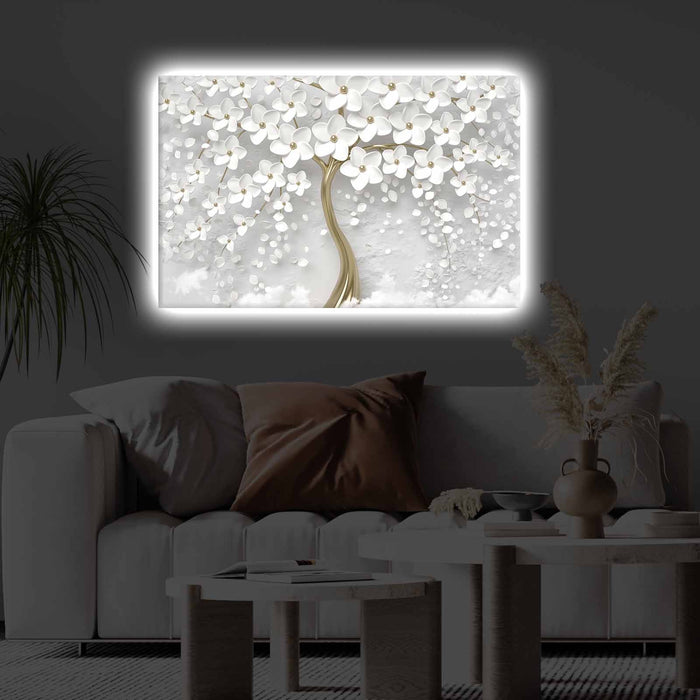 Tablou Canvas cu LED Asi Home 4570KTLGDACT - 003, 45 x 70 cm