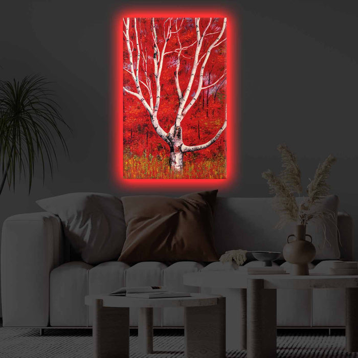 Tablou Canvas cu LED Asi Home 4570KTLGDACT - 006, 45 x 70 cm