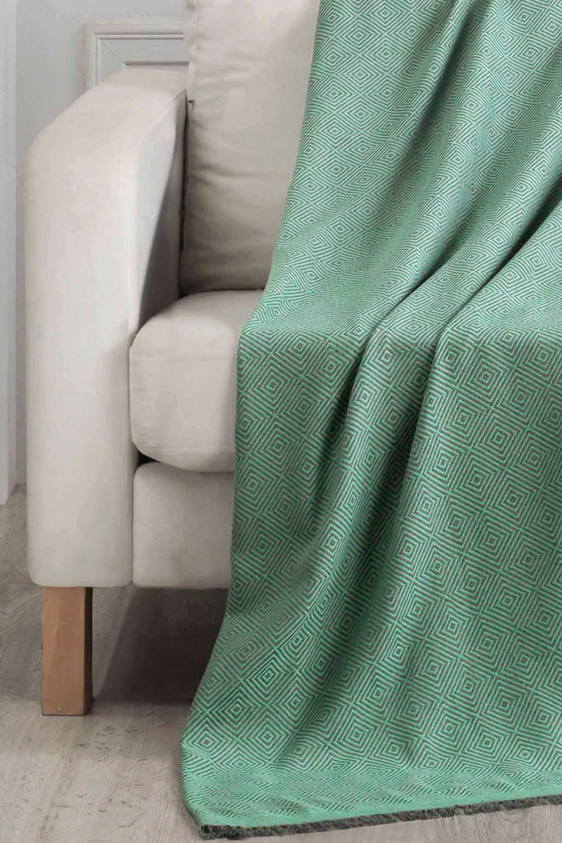 Pled din 100% Bumbac Verde Elite – 175x230 cm