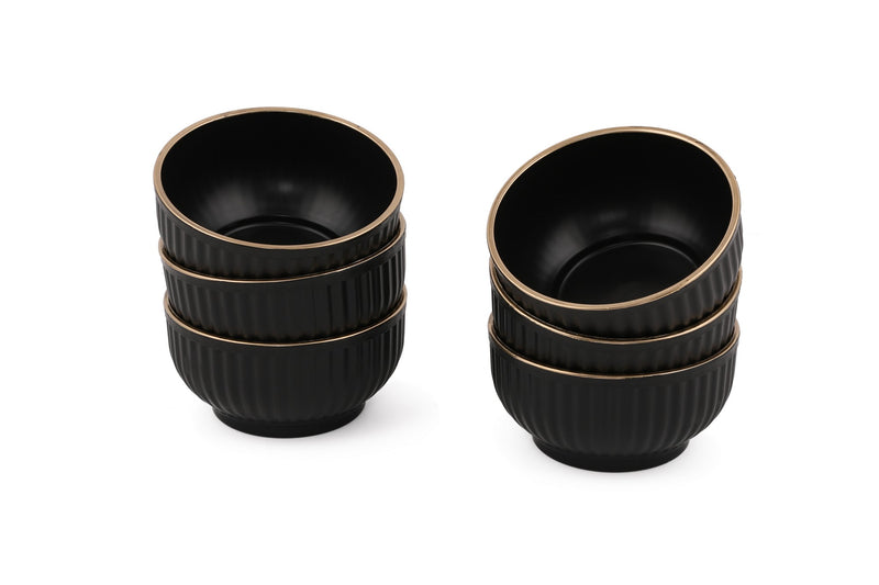 Set Boluri 6 Piese, Negru, 100% Plastic, Fara BPA, C-DD07 - Black