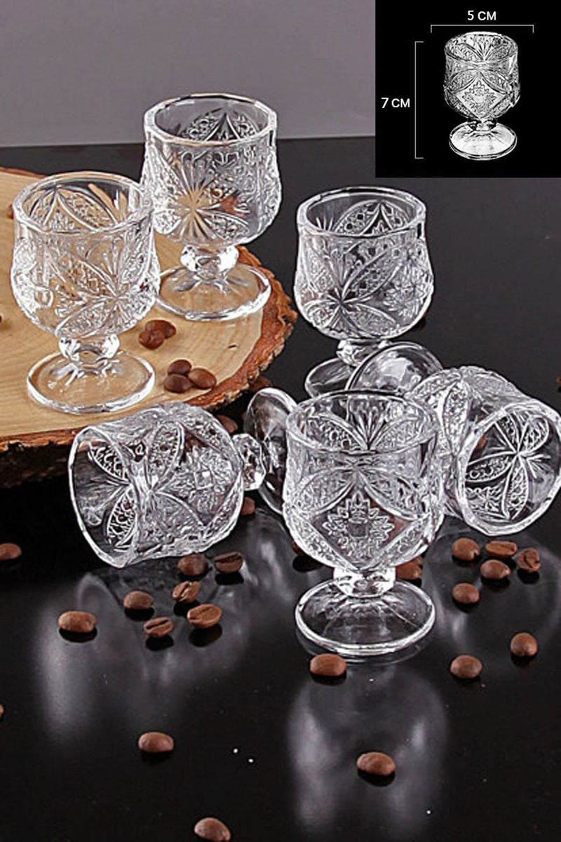 Pahare Gravate Transparent, İP-MG-45