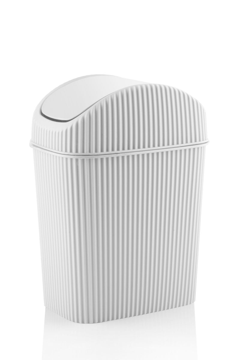 Cos de Gunoi Alb, 100% Plastic, 2,5L, MRT-EA-LV320-Byz