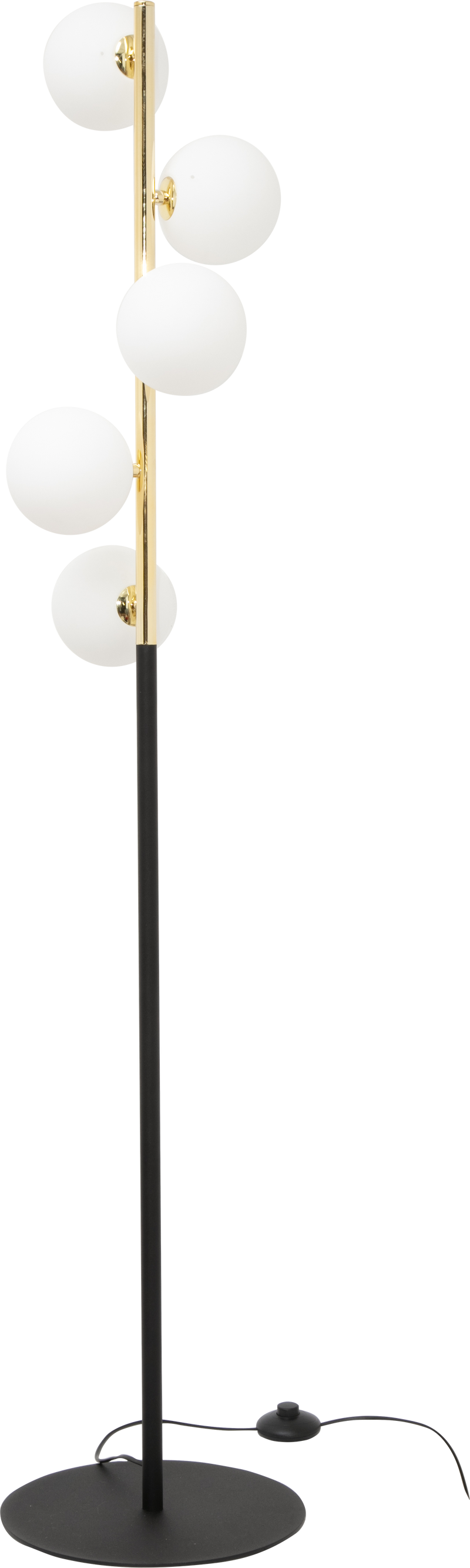 Lampadar Zuma Line 5xG9 Negru / Auriu