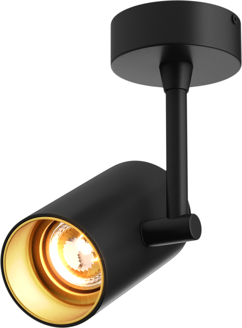 Spot Zuma Line TORI SL 1 1xGU10 Negru/Auriu 1*GU10/MAX 50W