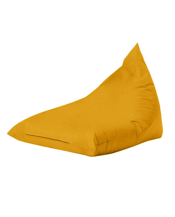 Puf Interor/  Exterior  Pyramid Pat mare  Yellow