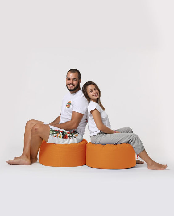 Puf Interior/ Exterior Asi Home Round, Orange, 55X30X55cm