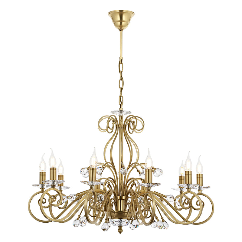 Lustra Moderna Santo Asi Home , 10 brate, 10xE14-40W, antiq 2320-52-10