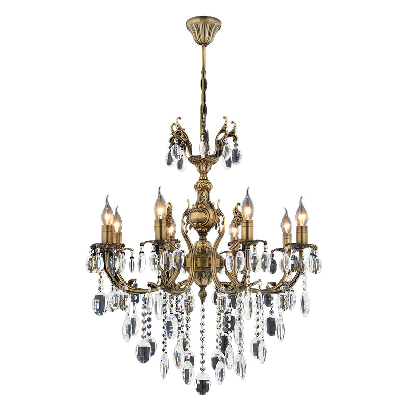 Lustra Cristal Havuzlu Asi Home , 8 brate, 8xE14-40W, antiq 4043-52-08