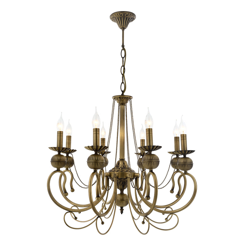 Lustra Moderna Kasgar Asi Home , 8 brate, 8xE14-40W, antiq 2024-52-08