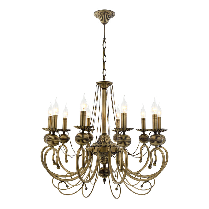 Lustra Moderna Kasgar Asi Home , 10 brate, 10xE14-40W, antiq 2024-52-10