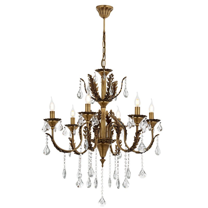 Lustra Cristal Ernesto Asi Home , 6 brate, 6xE14-40W, antiq 8910-52-06