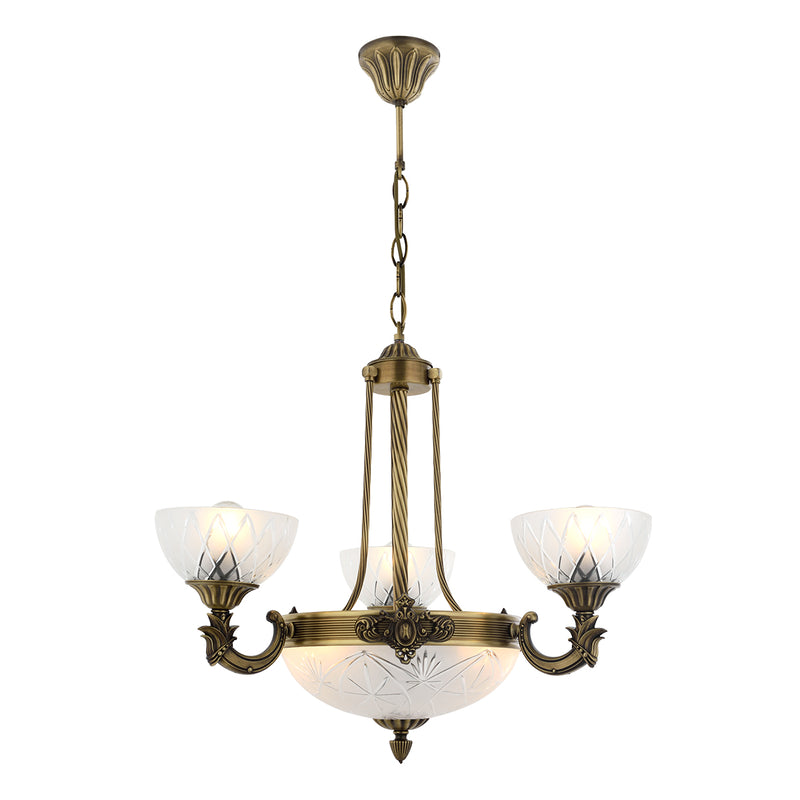 Lustra Clasica Yeni Lost Asi Home , 3 brate, 5xE27-60W, antiq 3040-52-03