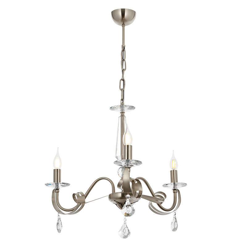 Lustra Moderna Karlen Asi Home , 3 brate, 3xE14-40W, crom satinat 5253-53-03