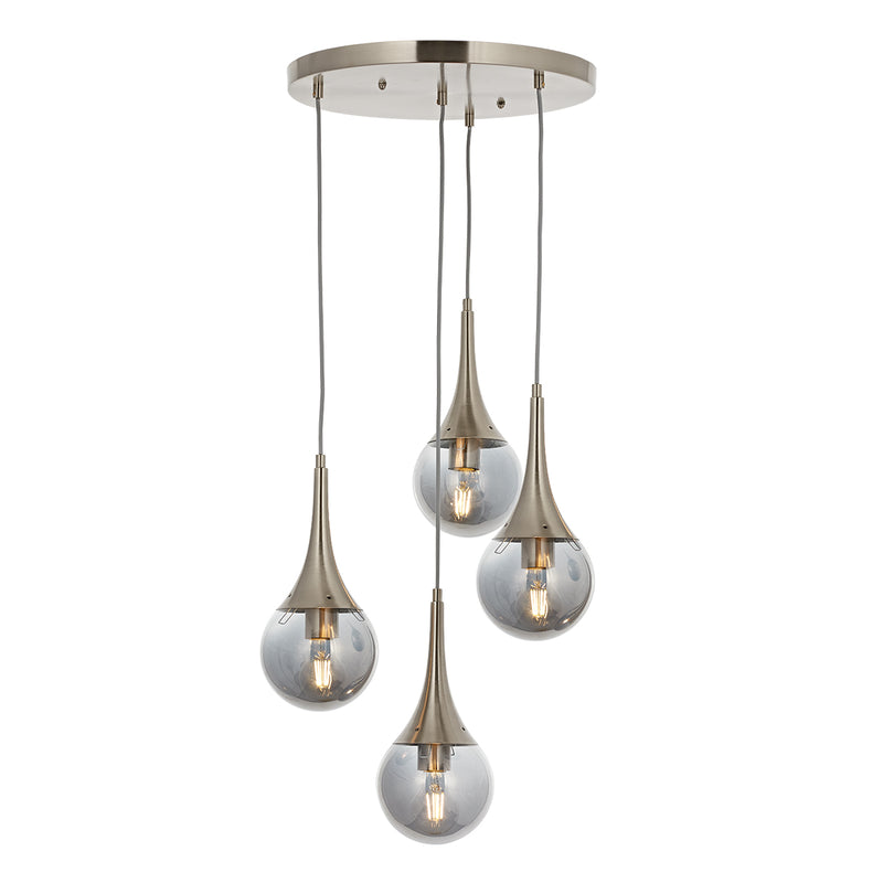 Lustra Moderna Berna Asi Home  4xE27-60W, crom satinat 1888-53-04