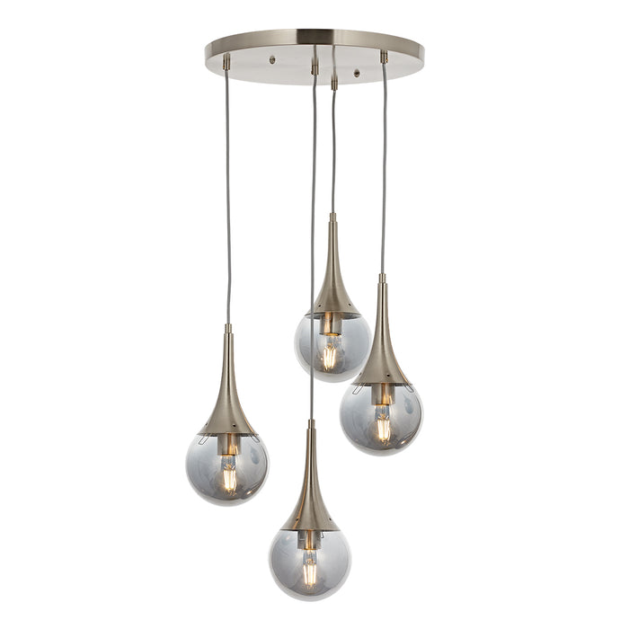 Lustra Moderna Berna Asi Home  4xE27-60W, crom satinat 1888-53-04