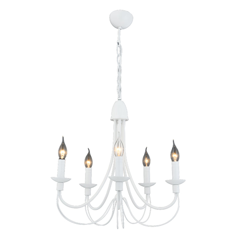 Lustra Moderna Darya Asi Home  5 brate, 5xE14-40W, alb 1210-36-05