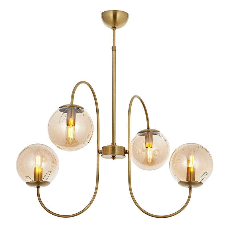 Lustra Moderna Sinir Asi Home , 4 brate, 4xE14-40W, antiq 8080-52-04