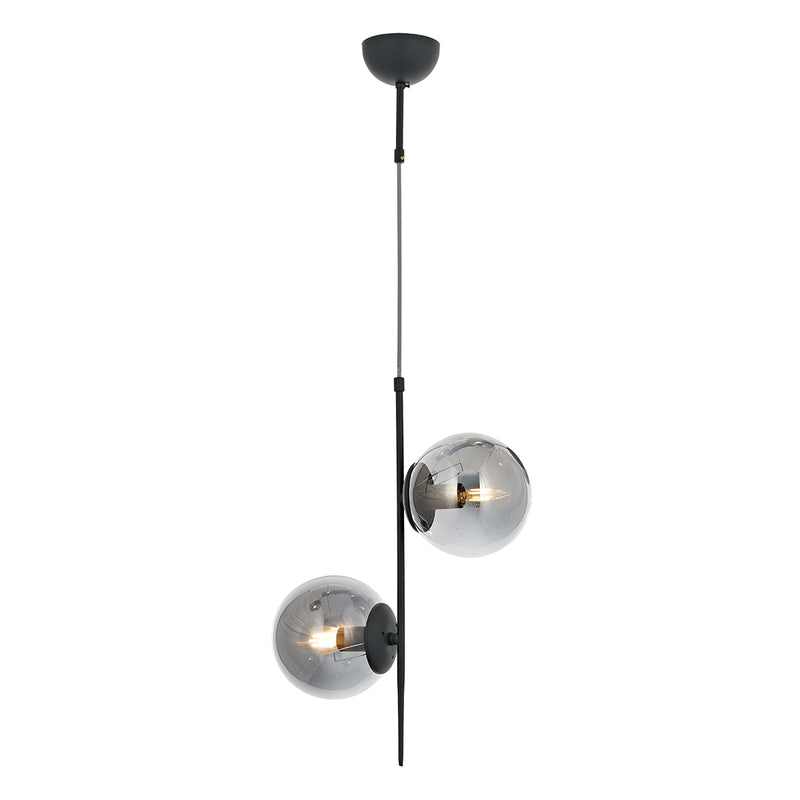 Lustra Moderna Bahar Asi Home , 2xE14-40W, negru 4550-64-01