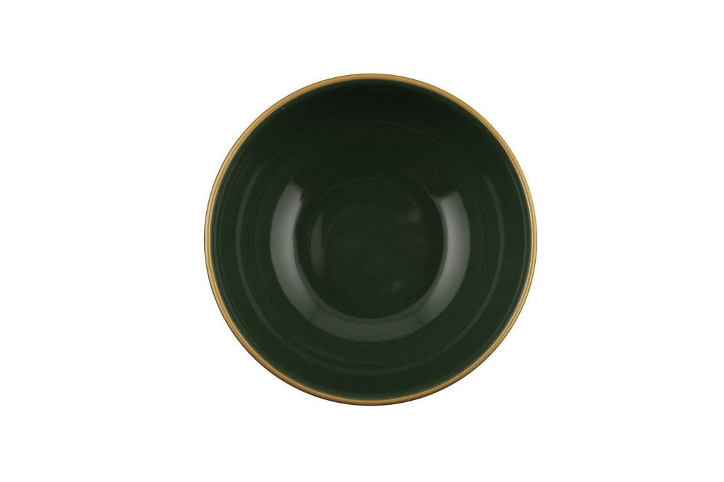 Set Vesela 24 Piese, Asi Home Olive Gold, Ceramica, Verde/Auriu