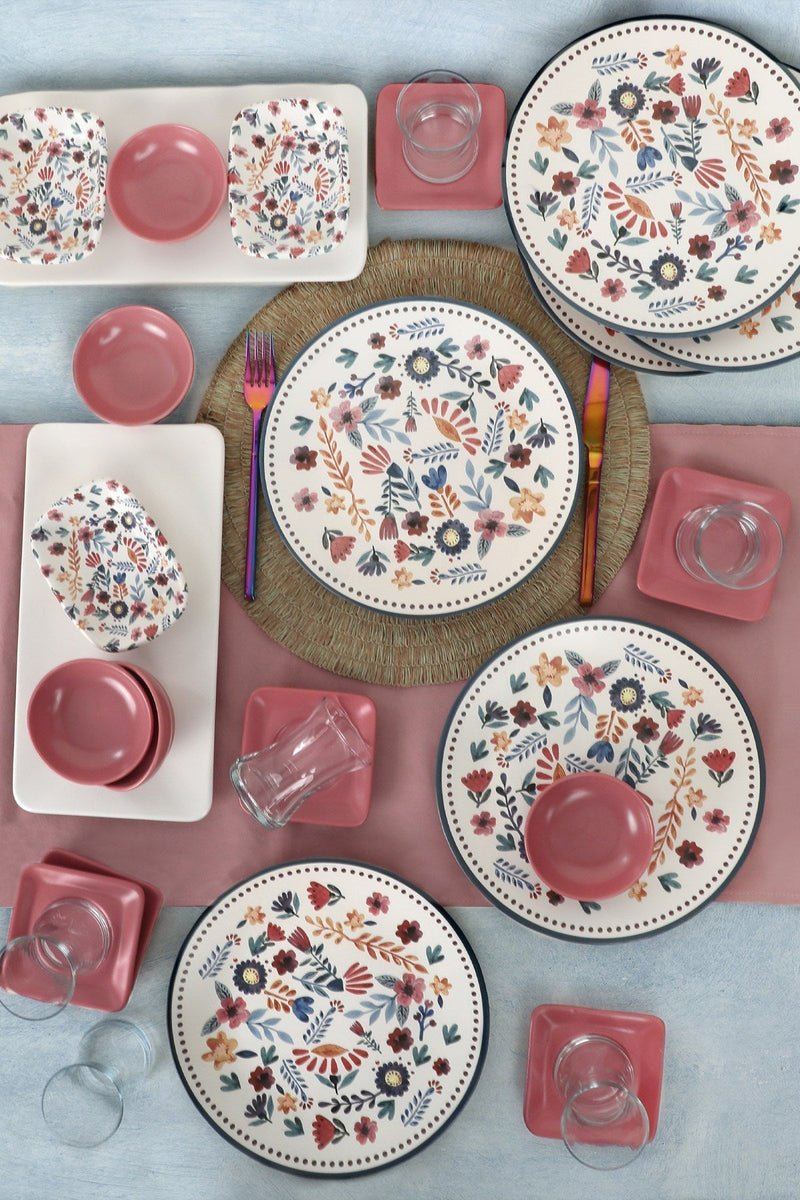 Set vesela, Asi Home Spring Time, ceramica, Set Mic dejun (30 Piese) - AsiHome