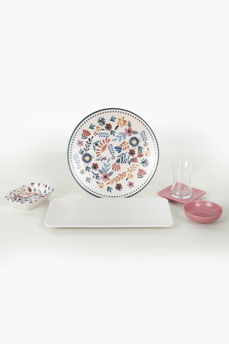 Set vesela, Asi Home Spring Time, ceramica, Set Mic dejun (30 Piese) - AsiHome
