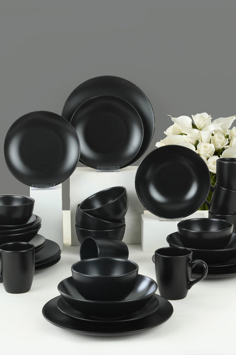 Set vesela, Asi Home Alfa, ceramica, Set de Masa (30 Piese) - AsiHome