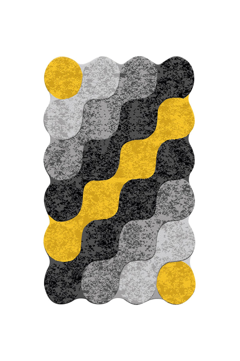 Covor Asi Home Circle, 120 x 180cm, Catifea| Poliester, Multicolor