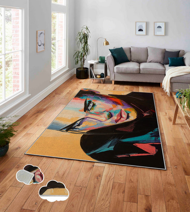 Covor Asi Home Face, 180 x 280cm, Poliester, Multicolor