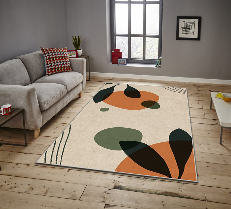 Covor Asi Home Many Forms 2, 160 x 230cm, Poliester, Multicolor
