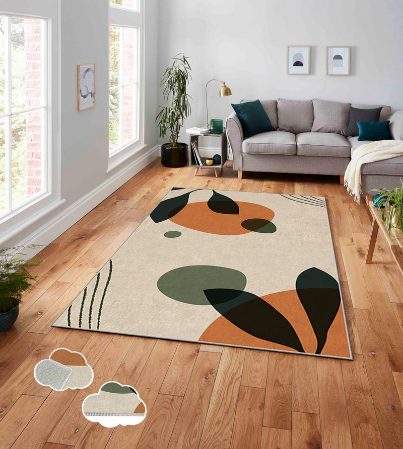 Covor Asi Home Many Forms 2, 160 x 230cm, Poliester, Multicolor