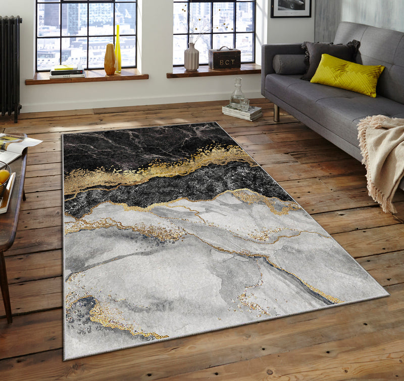 Covor Asi Home Dune, 160 x 230cm, Poliester, Multicolor