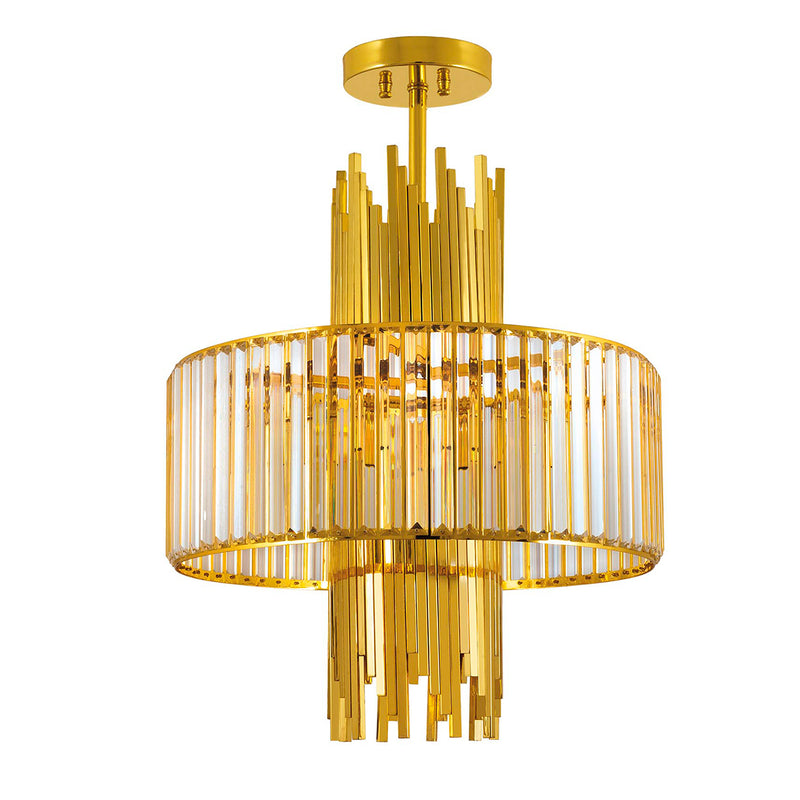 Lustra Cristal Juliyet Asi Home , 6xE14-60 W, Auriu