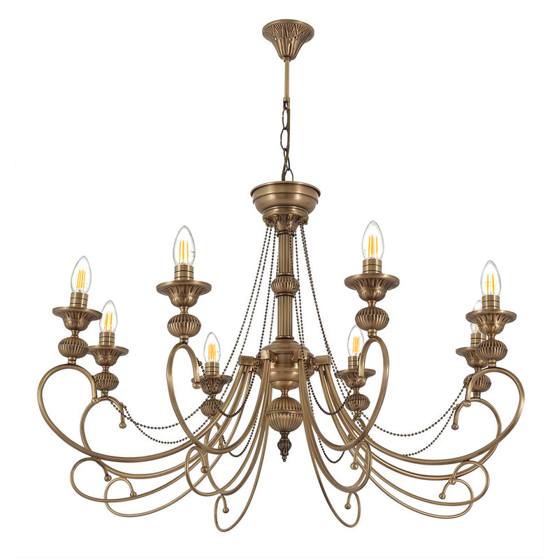 Lustra Moderna Rukus(1) Asi Home , 8xE14-60 W, Antiq