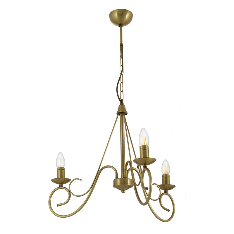 Lustra Moderna Slia Asi Home , 3xE14-60 W, Antiq