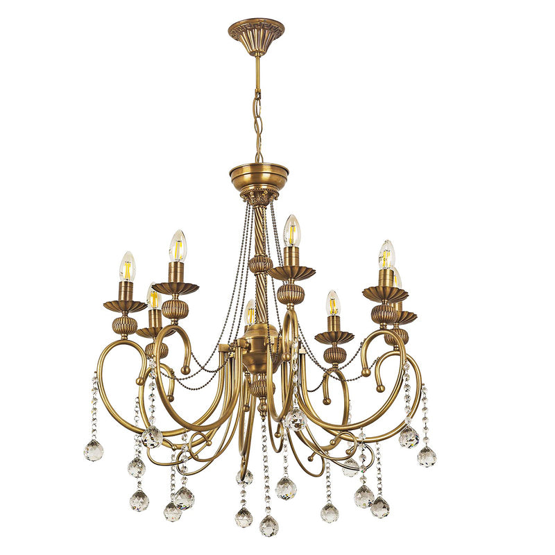 Lustra Moderna Rukus(2) Asi Home , 8xE14-60 W, Antiq