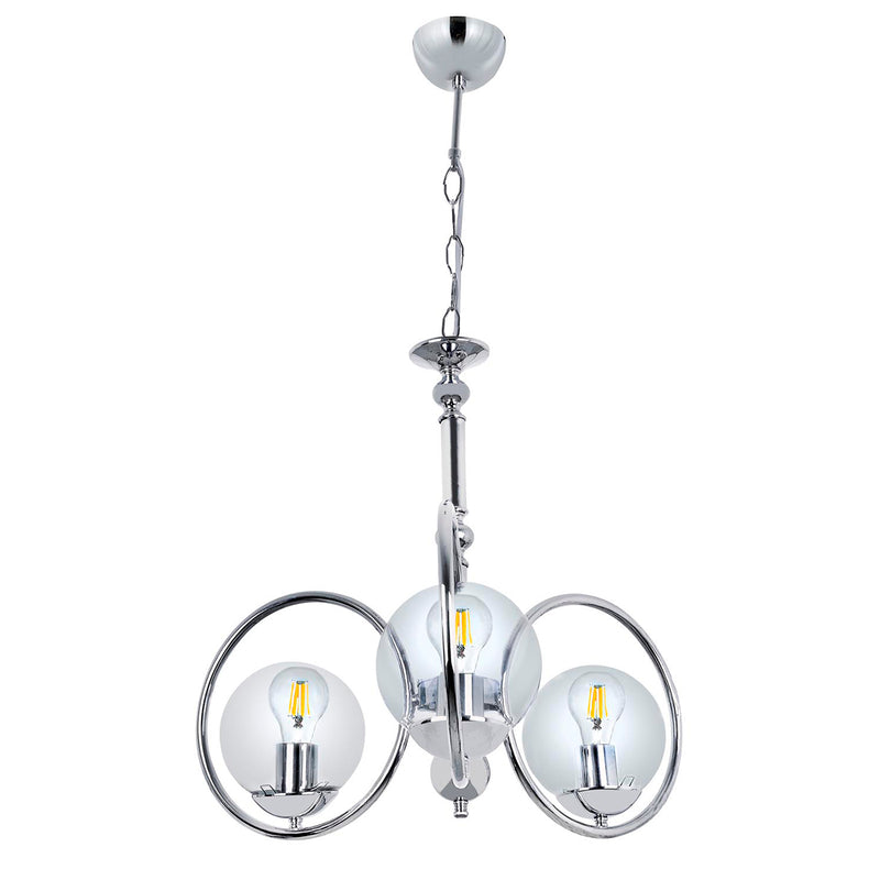 Lustra Moderna Olimpiyat Asi Home , 3xE27-60 W, Crom